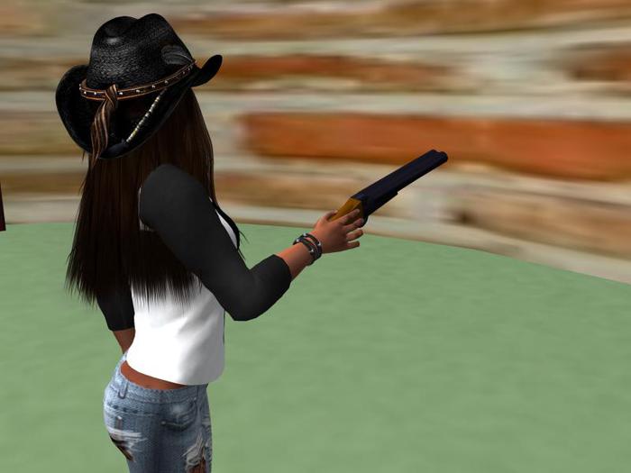 sawed off shotgun