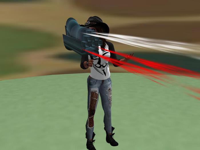 massive laser gun