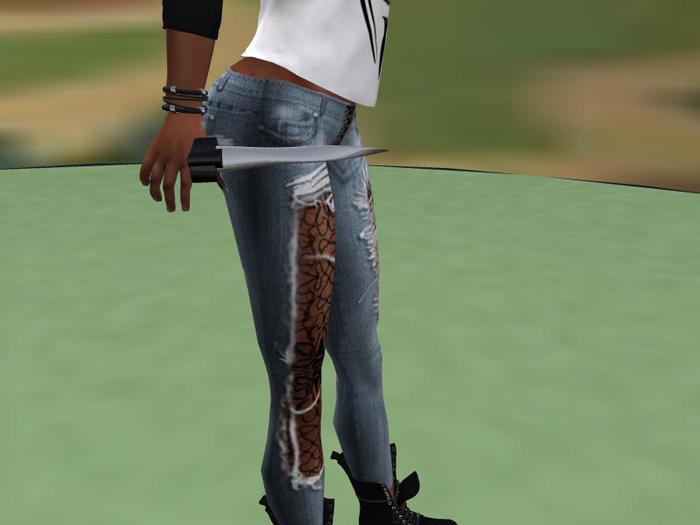 knife scripted (no damage)