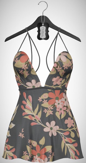 ChicModa // Summer Dress // PEACH FLORAL (Add Me)