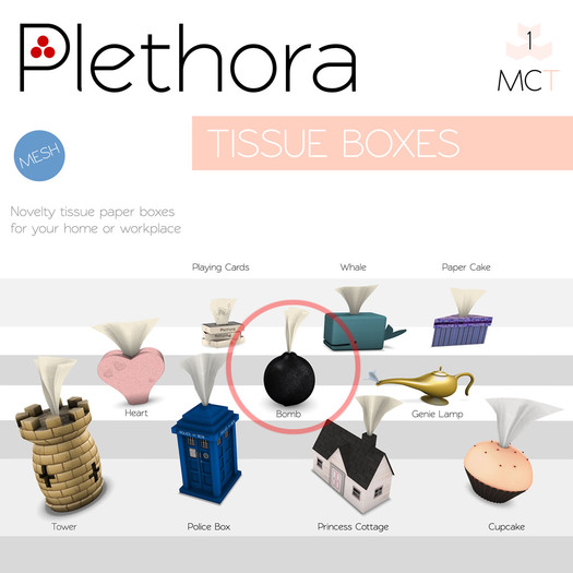 Plethora - Tissue Boxes - Bomb
