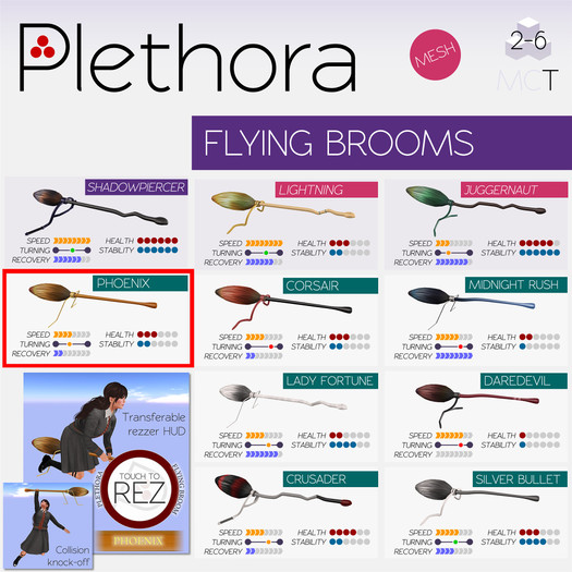 Plethora - Flying Brooms - Phoenix
