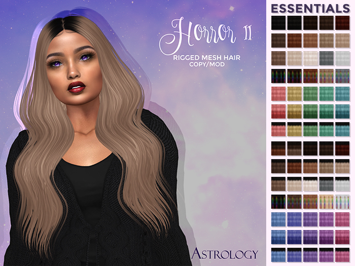 Hair by Astrology: Horror II ~ Essentials