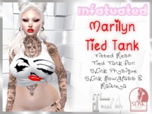 Marilyn Tied Tank -Wht