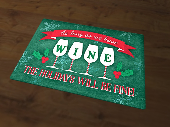 TM Holiday Wine Rug