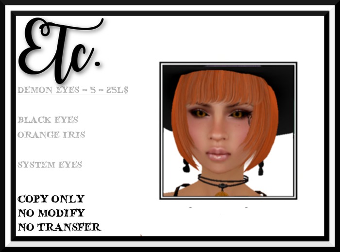 ETC HALLOWEEN - DEMON EYES 5