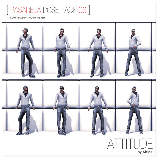 ATTITUDE PASARELA POSE PACK 03