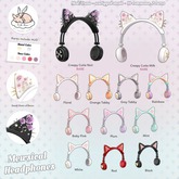 +Half-Deer+ Mewsical Headphones - Red 1