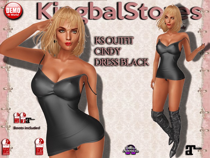 KS OUTFIT CINDY DRESS BLACK