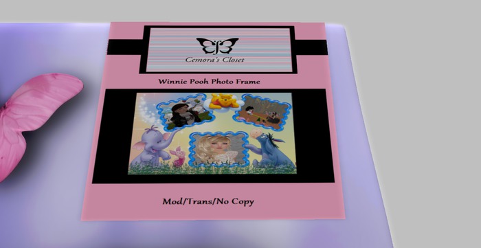 *CC* Winnie Pooh Frame (Bagged)