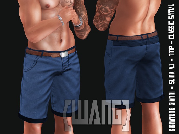 {WANG} Social Shorts Blue (ADD)