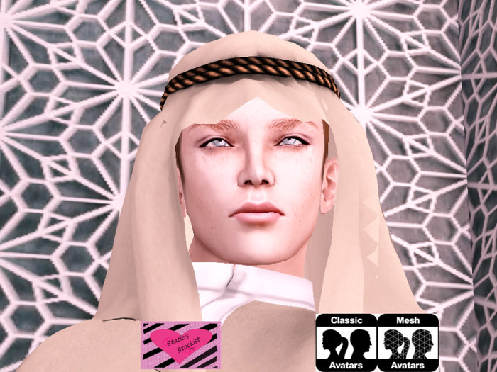 {SS}Beige-brown Keffyeh