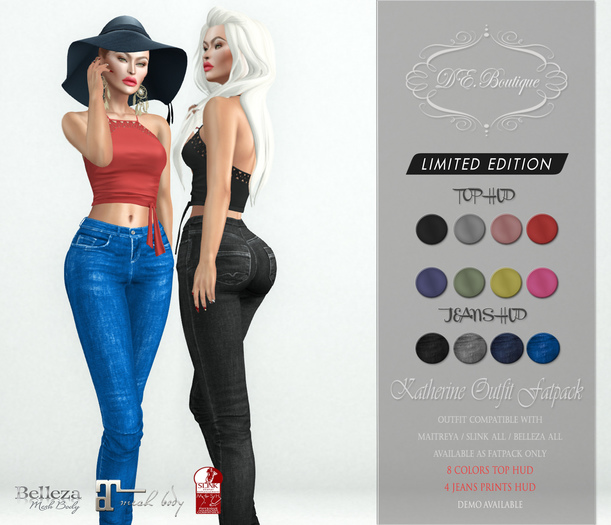 Second Life Marketplace DE.Boutique Katherine DEMO!