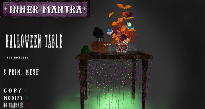 +Inner Mantra+ Halloween Table  decor{ BOX]