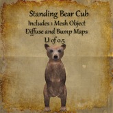 Bad Katz Standing Bear Cub