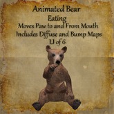 Bad Katz Animated Eating Bear Cub