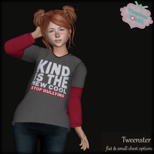 {V*Y} T- Double Shirt - Kind is the New Cool