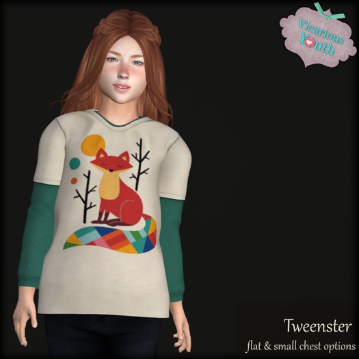 {V*Y} TWNSTR Double Shirt - Colorful Fox