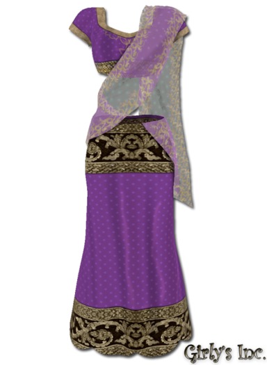 ::Girly's Inc.:: Nadia Saree - Amethyst