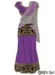 Nadia saree single pics plum
