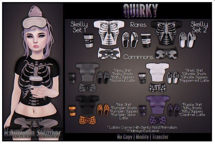 .Quirky. - Halloween Slumber Shirt - Shell