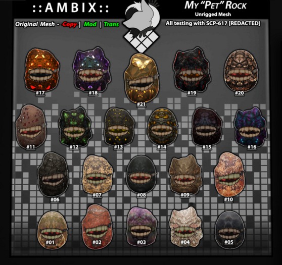 ::AMBIX:: [My Pet Rock #17 - Nugget] RARE