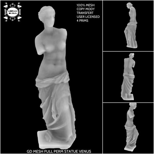 GD MESH FULL PERM STATUE VENUS
