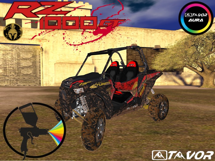 [T] Paint Spray Gun Red Spartan