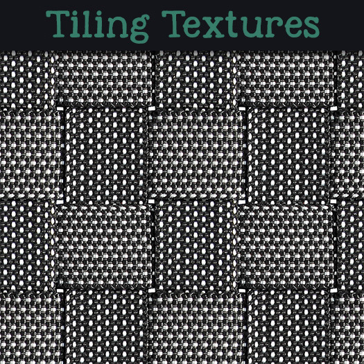 Woven stripes furniture basket - Seamless texture