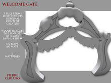 Welcome gate - 9 LI - 5 FULL PERMS Meshes