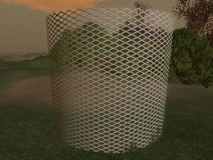 ファインメタルメッシュ - シームレスな質感