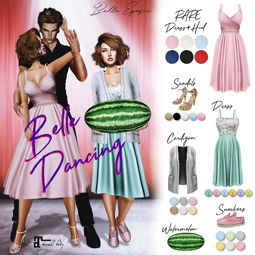 Belle Epoque { Belle Dancing } Sneakers Green (Box)