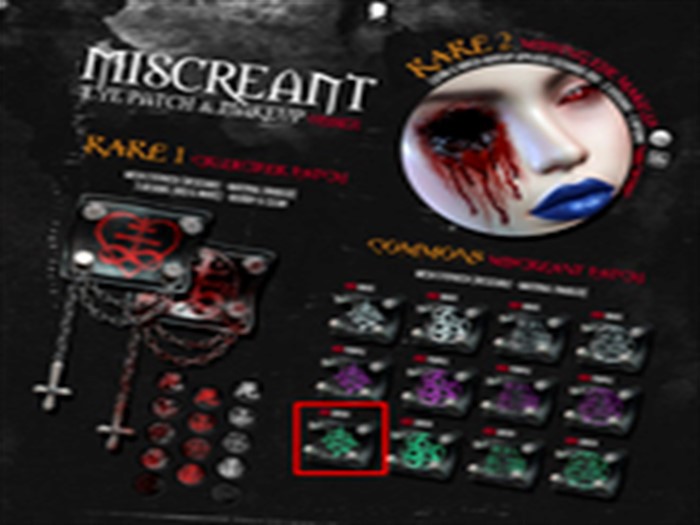 [ Conviction ] Miscreant Patch #01 White /COMMON/