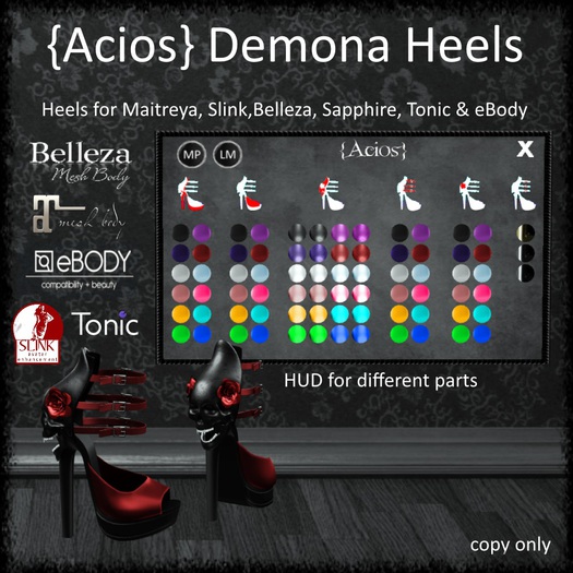 {Acios} Demona Heels