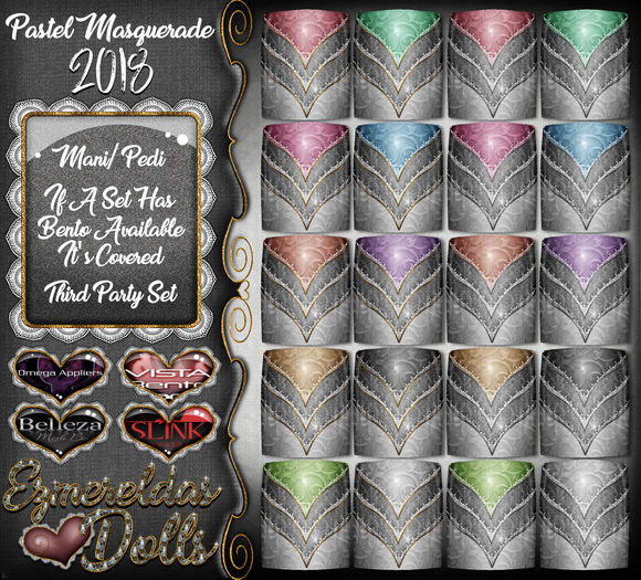 Applier Manicure + Pedicure: Pastel Masquerade [4 Body Bundle]