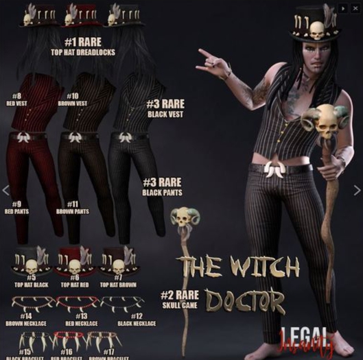 Legal Insanity - TWD* #13 Red necklace