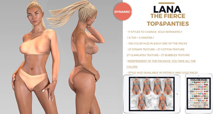 #LANA- The Fierce //Dynamic Top - UNDRESS 3