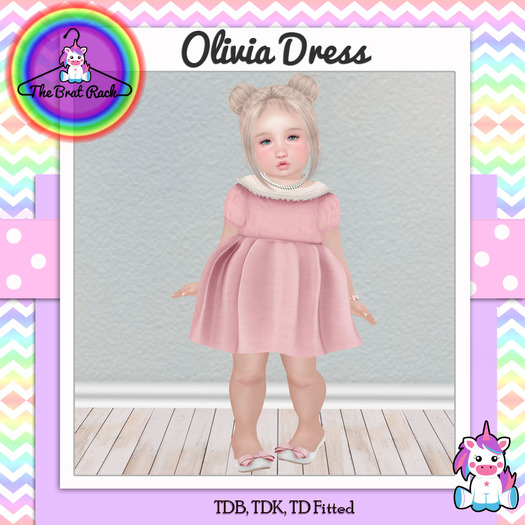 The Brat Rack - Olivia Dress lilac box (add me)