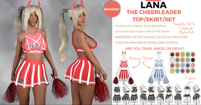 #LANA // The Cheerleader TOP FATPACK (wear me)