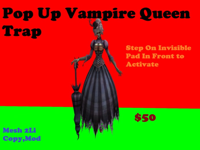 Pop Up Vampire Queen Trap Boxed