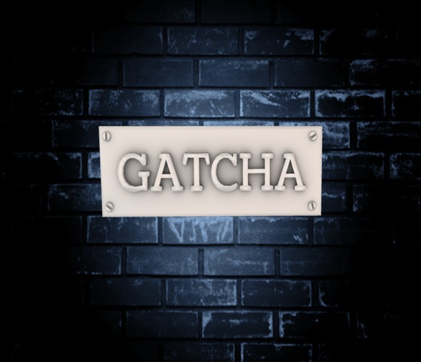 [ND] Sign - Gatcha [15] ::MESH::