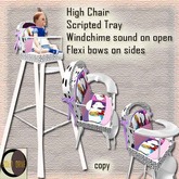 SCRIPTED HIGH CHAIR copy