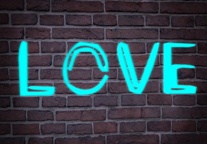 [ND] Sign LOVE Neon ::MESH::