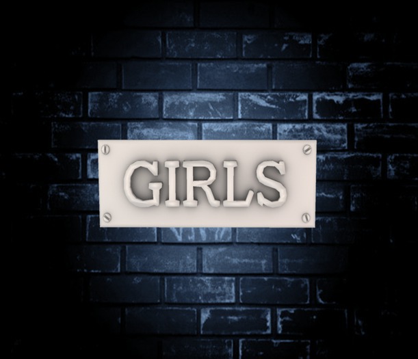 [ND] Sign - Girls [5] ::MESH::