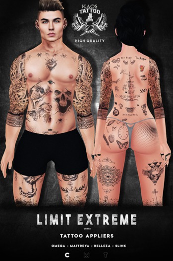 KAOS LIMIT EXTREME TATTOO