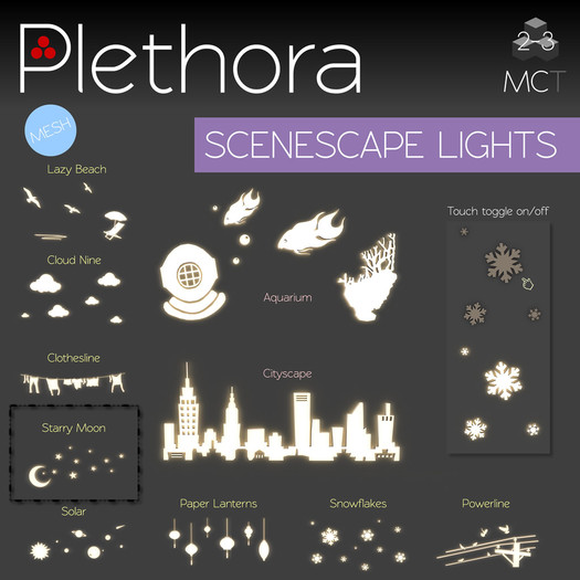 Plethora - Scenescape Lights - Starry Moon