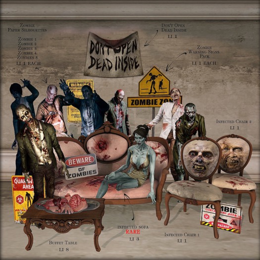Boudoir Zombie Infection Gacha-Infected Chair 1