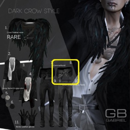 8.::GB::Cummerbund / Gray