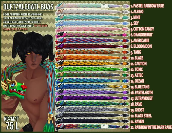 Odds 'n' Ends - [M.O.R] quetzalcoatl boa : 7. AMERICA!!!!!