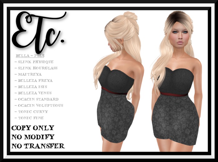 Etc. Bella - BLACK